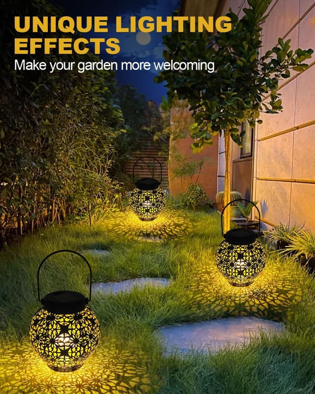 Detalle 2 de KALAHOL Solar Lanterns 2 Pack