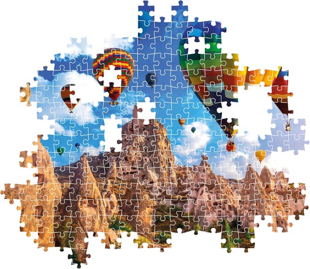 Detalle de Puzzle adulte 1000 pièces « Balloons in Cappadocia » – 70 x 50 cm