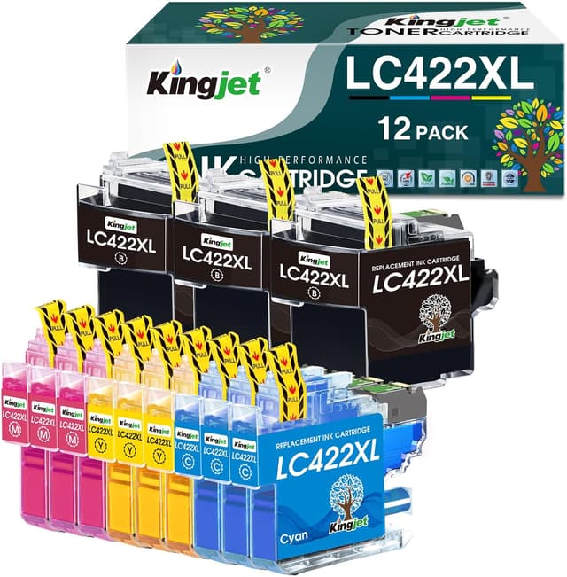 Detalle de KINGJET LC422XL cartucce Brother 12