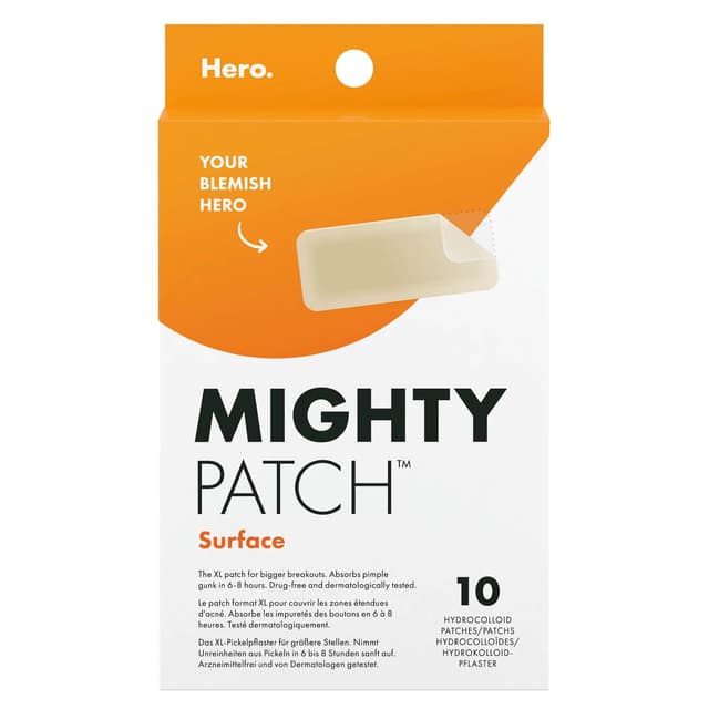 Detalle de Hero Cosmetics Mighty Patch Surface 60×25 mm 🩹