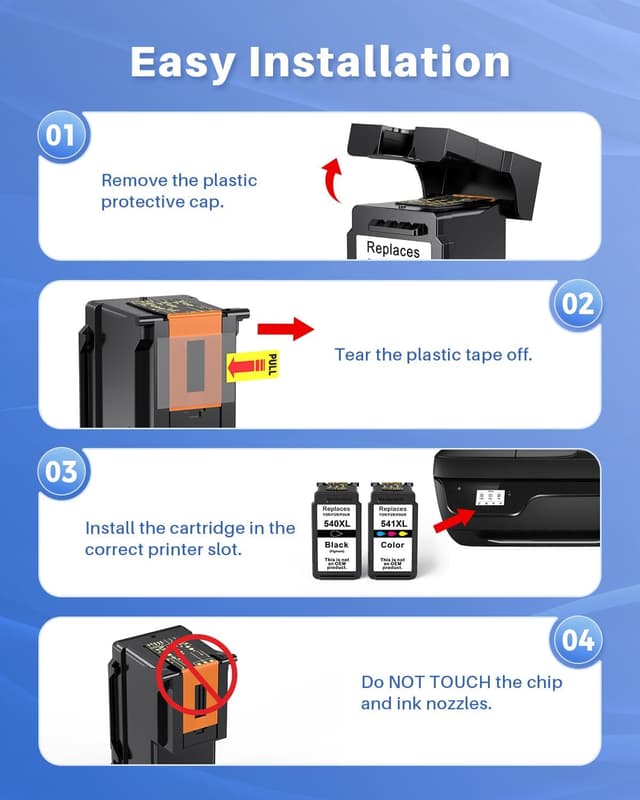 Thumbnail 4 de INK4U 540XL 541XL Druckerpatronen 660 Seiten 🖨