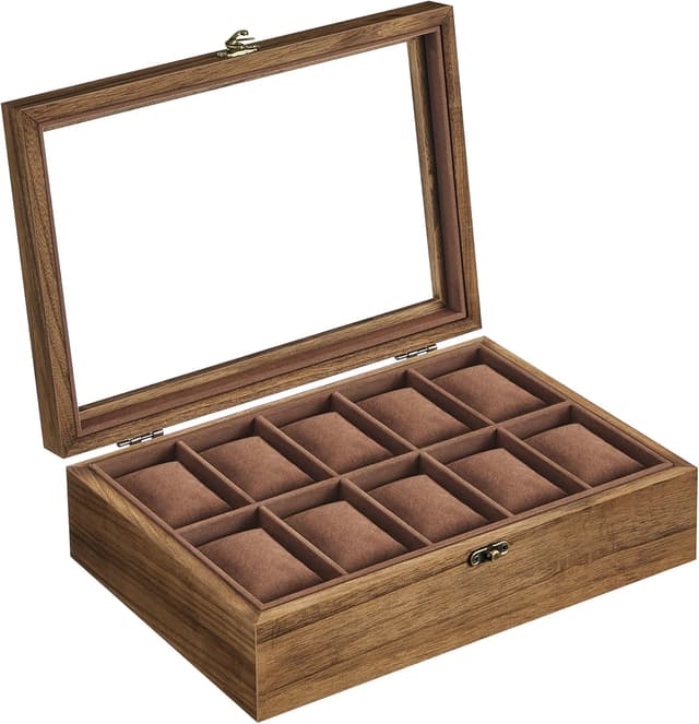 Imagen de SONGMICS Boîte à Montres 10 Compartiments en OfertitasTOP
