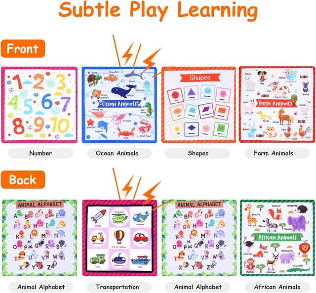 Detalle de Vicloon Tissue Box Spielzeug Dino, ab 6 Monate