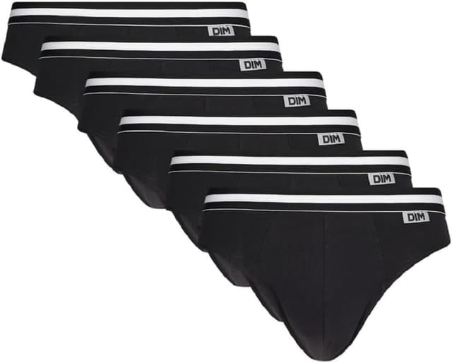 Detalle 1 de Lot de 6 slips homme Ecodim ECODIM Classique en coton stretch gros format