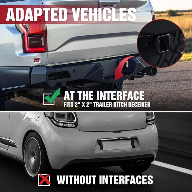 Thumbnail 1 de YZONA Tow Hitch 2 Inch Winch Mount 17000 lbs