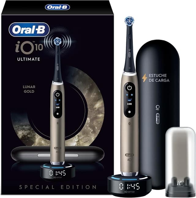Detalle de Oral-B iO10 Lunar Gold cepillo eléctrico 1 cabezal