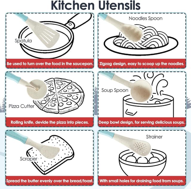 Thumbnail 3 de BUYGER Pretend Play Kitchen Set for 3 Year Olds