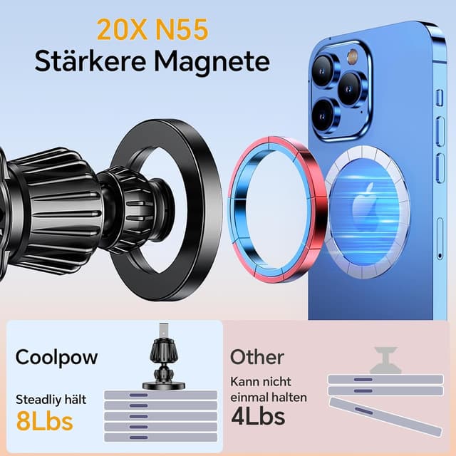 Thumbnail 4 de Cooplow MagSafe Auto Halterung 360°