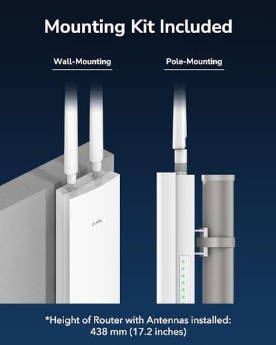 Thumbnail 6 de Cudy Repetidor AC1200 Exterior 🚀 para WISP con PoE y Protección