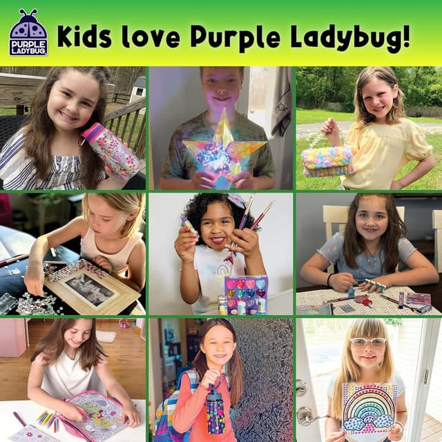 Thumbnail 6 de Purple Ladybug Magic Doodle Scratch Art Notes (150 Sheets) – Silver Holographic