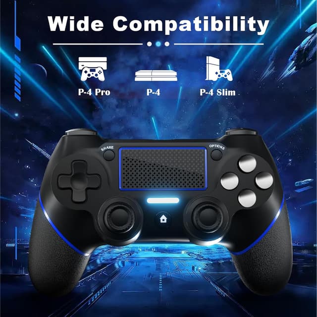 Detalle 2 de CHEREEKI Wireless Controller for PS4 gamepad
