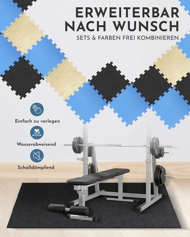 Detalle 2 de NEOLYMP Fitnessmatte Bodenschutz 10 mm