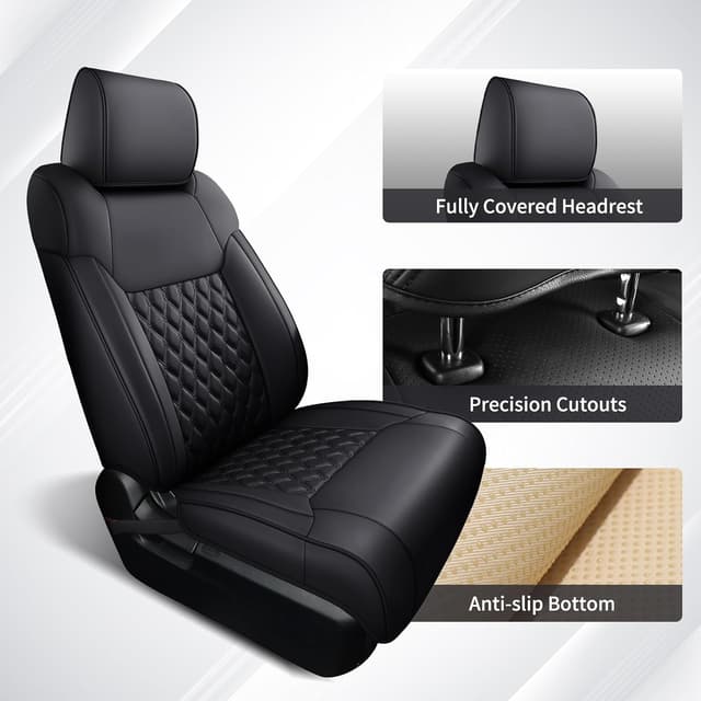 Detalle de Tacoma seat covers nappa leather 2024