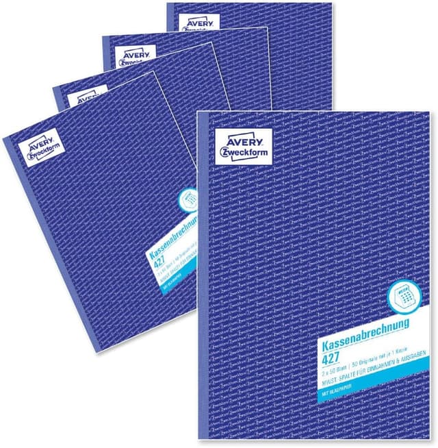 Detalle de AVERY Zweckform 427-5 Kassenabrechnung
