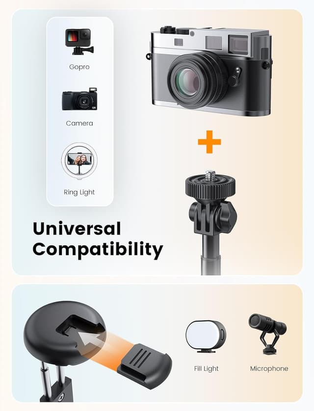 Thumbnail 4 de ANXRE NT99 172 cm phone tripod with light