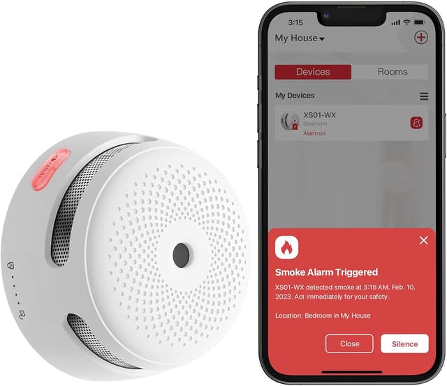 Imagen de X-Sense XS01-WX Wi‑Fi smoke alarm 1-pack en OfertitasTOP