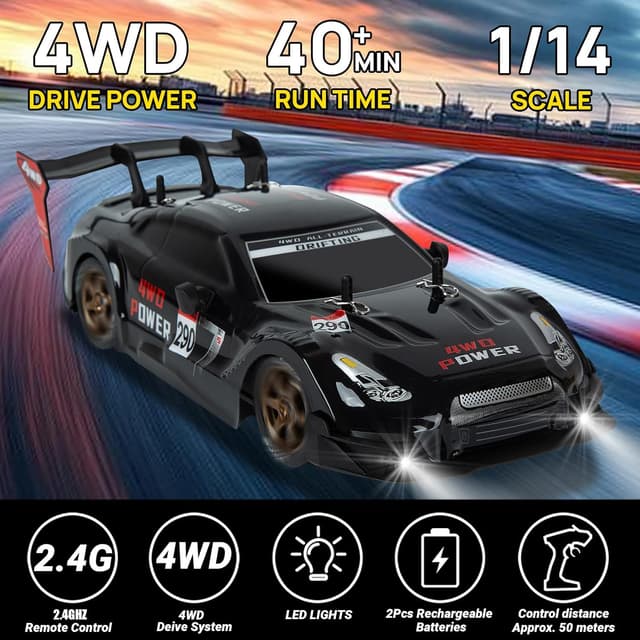 Thumbnail 3 de iBlivers Macchina Telecomandata Drift 1:14