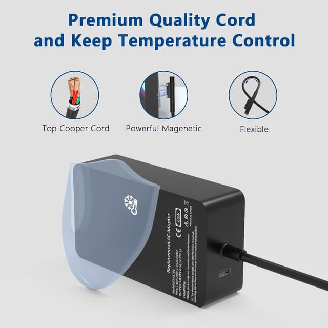 Detalle 2 de Surface Ladekabel 65W für Microsoft Surface