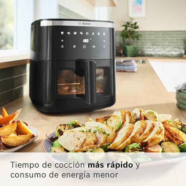 Detalle 2 de Bosch MAF671B0 Freidora de aire Serie 6 XXL 🌀