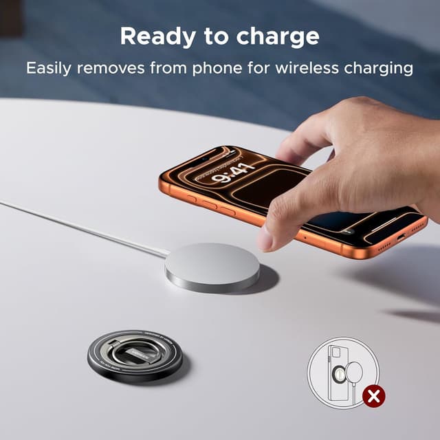 Thumbnail 6 de UGREEB Magnetic Phone Ring Grip for iPhone 17 Pro Max