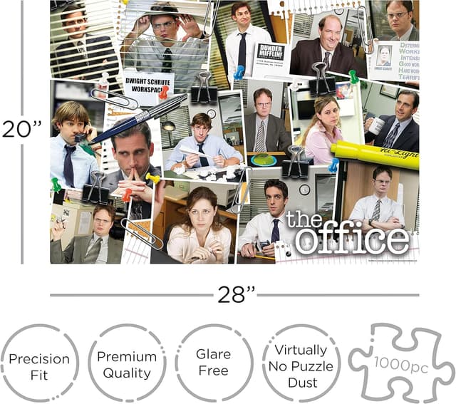 Detalle 2 de The Office Cast 1000 Piece Jigsaw Puzzle
