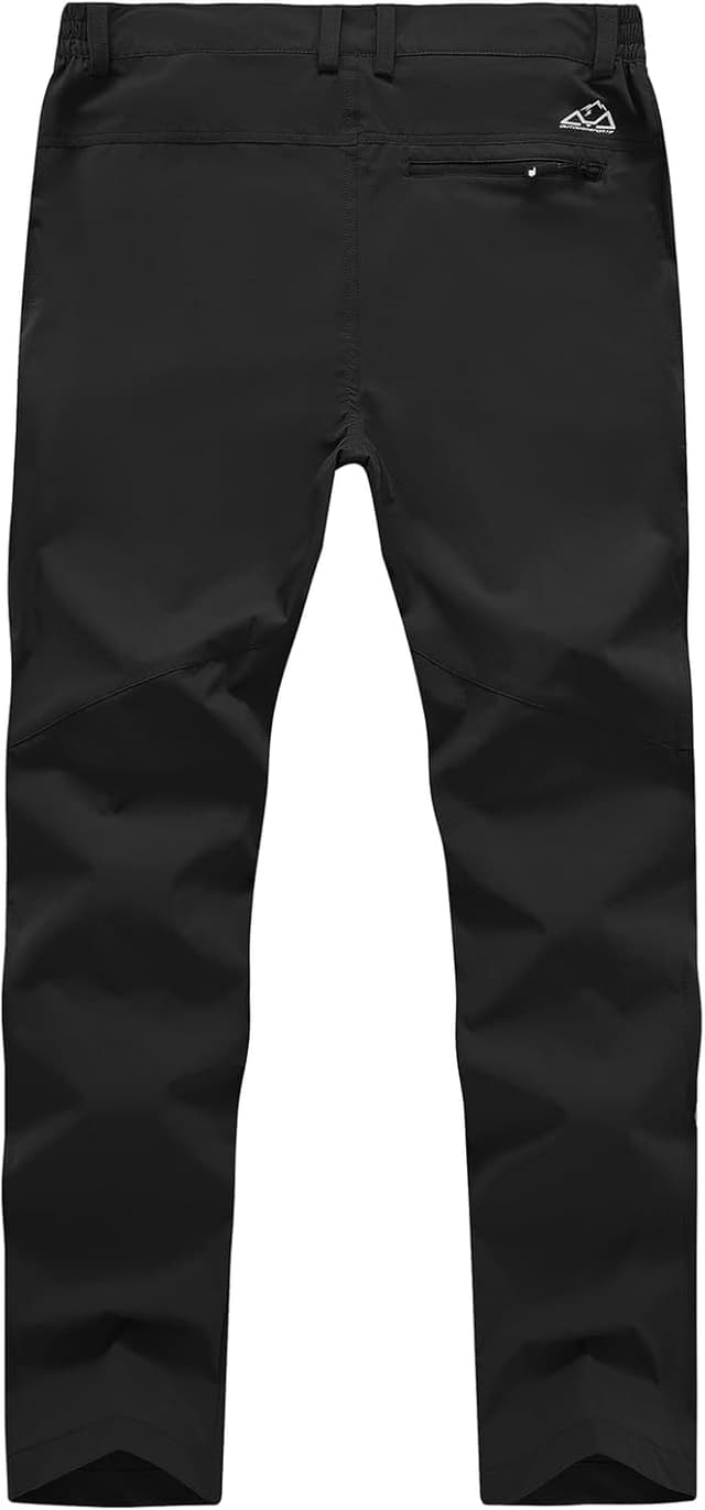 Detalle 2 de Rdruko Men’s Hiking Trousers: Lightweight Quick-Dry Stretch Walking Pants with 5 Pockets