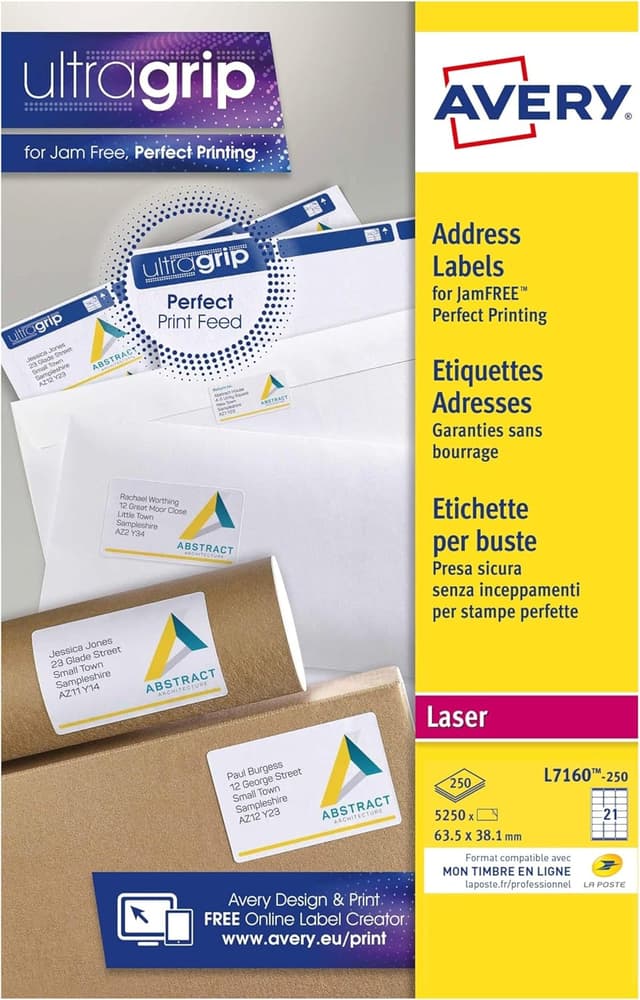 Thumbnail 6 de Avery Étiquettes autocollantes L7169-100