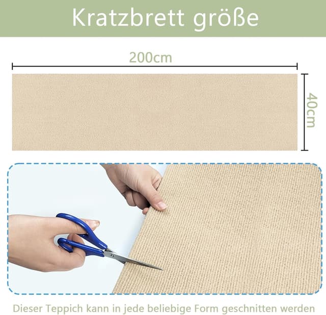 Thumbnail 2 de Selbstklebende Kratzschutzmatte 40x200 cm 🛋