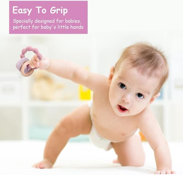 Detalle 2 de Vicloon Dentizione Neonati Massaggiagengive 2 pezzi