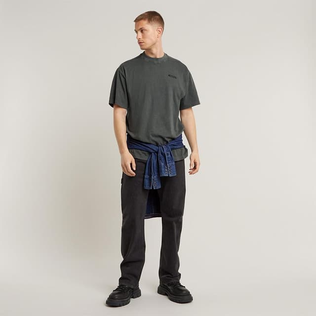 Detalle 2 de G-Star Herren Pigment Dye Loose Regular Tee T-Shirt (1er Pack) – bequeme Passform mit originellem Look