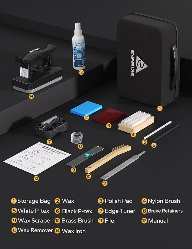Thumbnail 6 de Ski/Snowboard Wax Kit — Complete Tuning Set