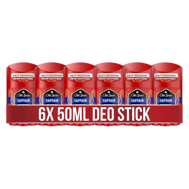 Imagen de Old Spice Captain Deostick 6x50ml 🌊 en OfertitasTOP