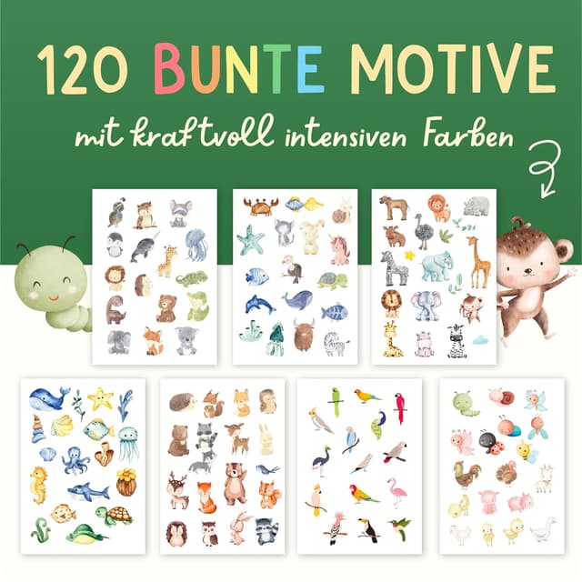 Detalle 2 de Famifidus 120 Kinder-Tattoos