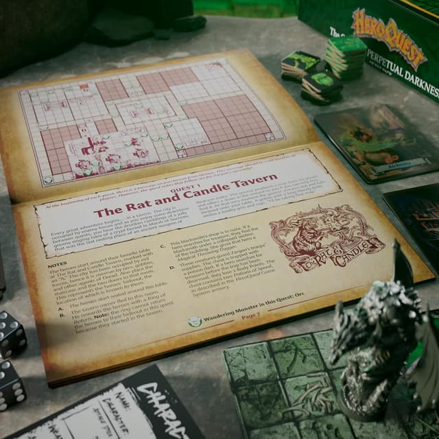 Detalle 2 de Avalon Hill HeroQuest Joe Manganiello’s The Crypt of Perpetual Darkness Quest Pack (English) – expansion for the HeroQuest Game System