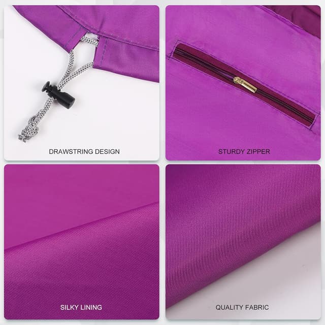 Detalle de Lazy drawstring makeup bag waterproof, large