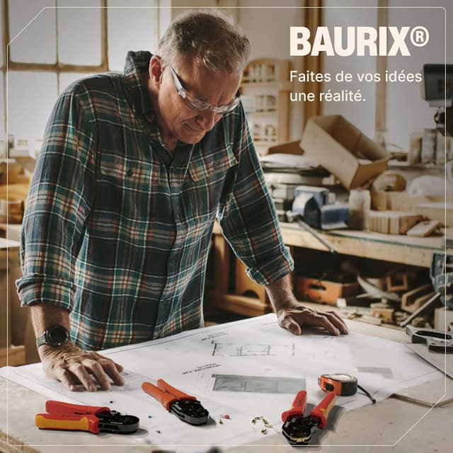 Thumbnail 6 de BAURIX Pince à Sertir embouts câble 0,25–10 mm²