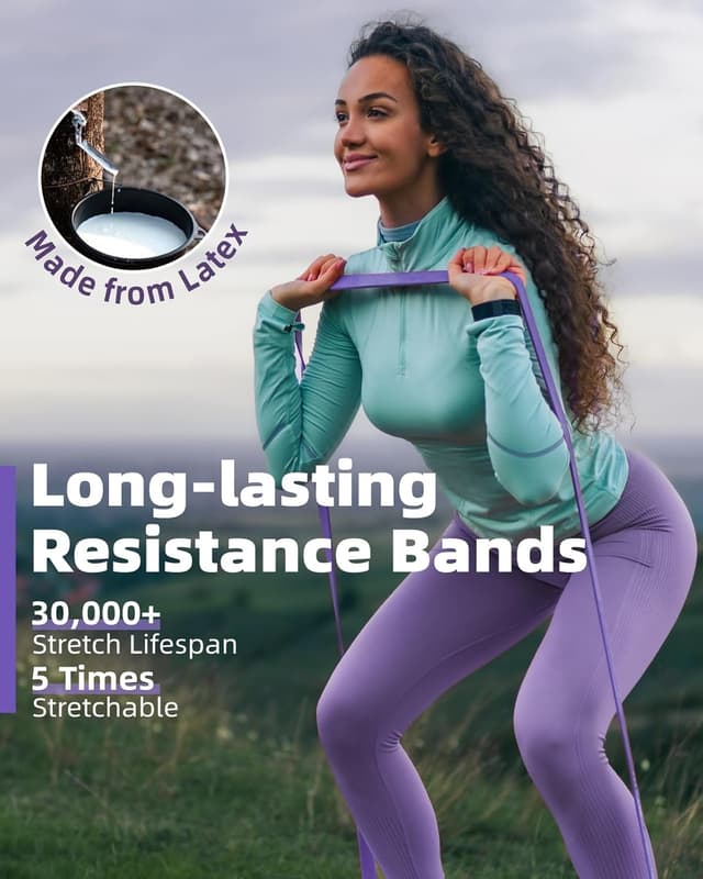 Thumbnail 3 de Fitense Resistance Bands Set 4 Widerstandsstufen