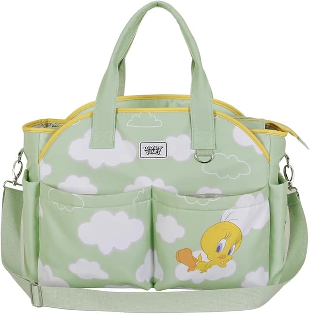 Thumbnail 1 de Tweety Piolín Clouds Bolso para Carro de Bebé, Verde 44x32cm 🚼