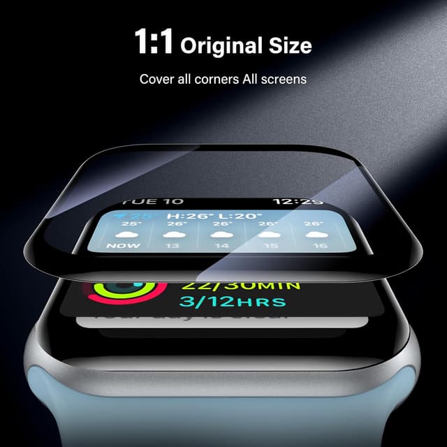 Detalle de UniqueMe Apple Watch screen protector 41mm