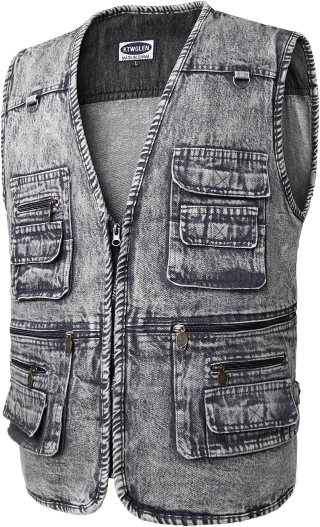 Thumbnail 1 de KTWOLEN Denim Outdoor Weste Herren