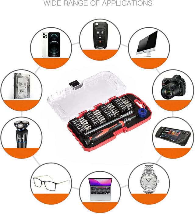 Thumbnail 5 de Amazon Basics Coffret tournevis précision 51 🛠