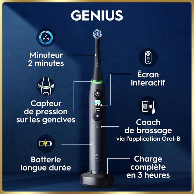 Detalle de Oral-B iO 9, 7 modes de brossage