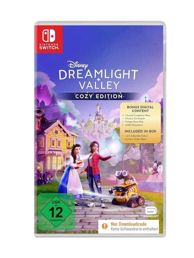 Detalle de Disney Dreamlight Valley: Cozy Edition (Download-Code in der Box) für Nintendo Switch