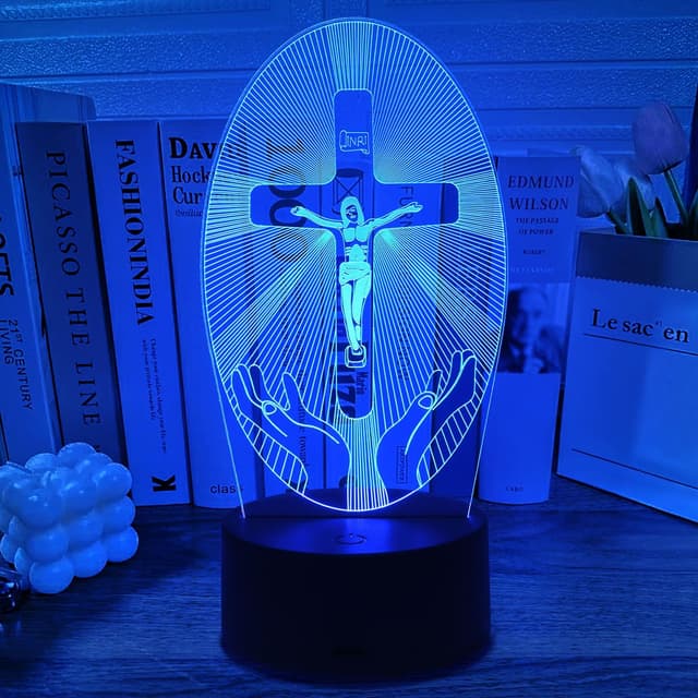 Detalle de Gesù Croce luce notturna LED 16 colori