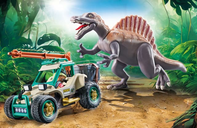 Detalle 2 de Playmobil Ataque del spinosaurio 1 figura