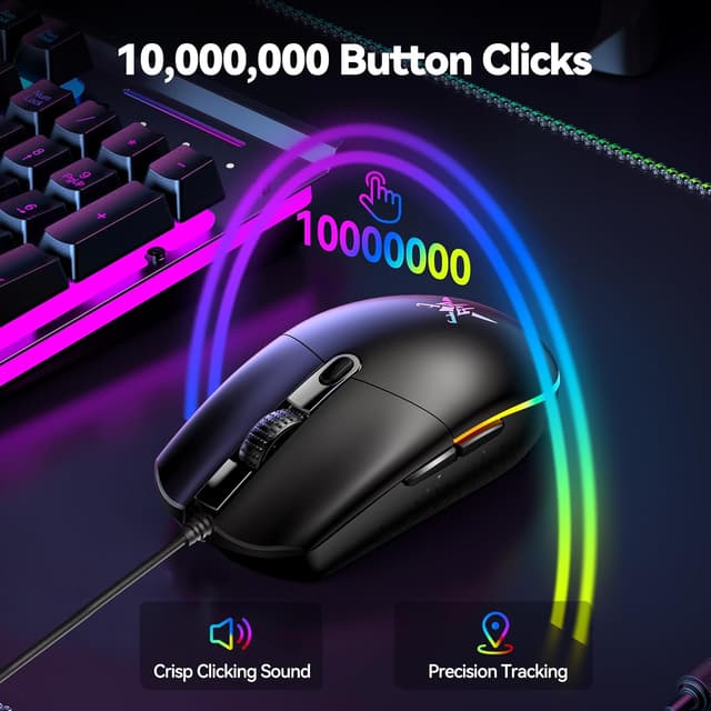 Thumbnail 4 de TECKNET Gaming Mouse Wired