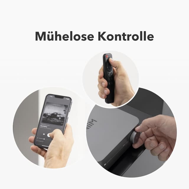 Detalle de WiiM Amp Pro Multiroom-Streaming-Verstärker mit HDMI ARC, Alexa & Google Cast – Dark Gray