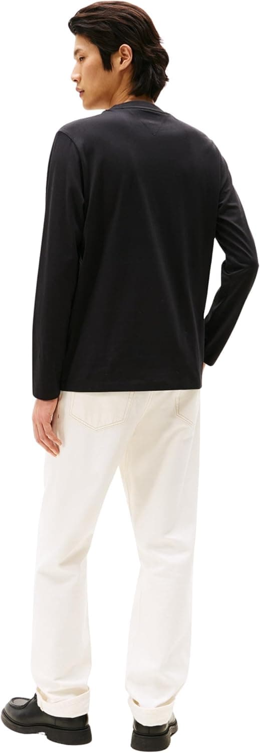 Thumbnail 1 de Tommy Hilfiger Men’s Regular Fit Linear Flag Graphic Long Sleeve Top