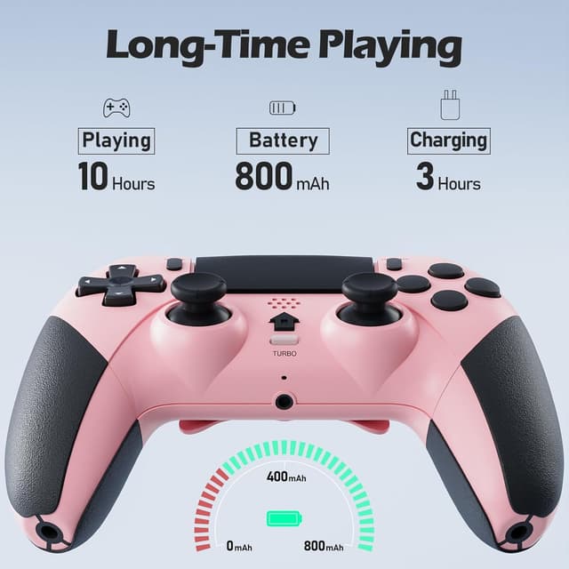 Detalle 2 de CHEREEKI PS4-Controller mit 800 mAh