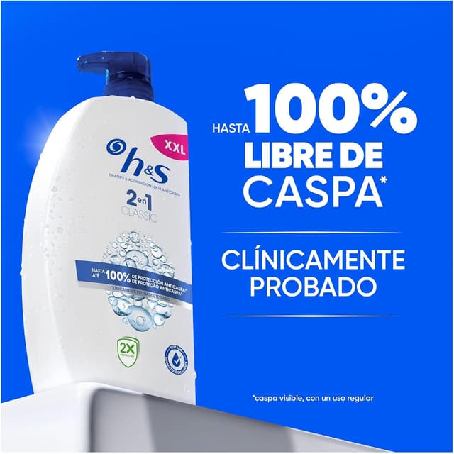 Thumbnail 1 de H&S Classic 2en1 Champú y Acondicionador Anticaspa 🧴 2000ml
